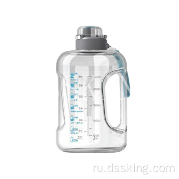 Без BPA бутылки Super Size Plastic Tritan или PC Bottle Sport с ремешком соломы